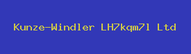 Kunze-Windler LH7kqm7l Ltd Logo